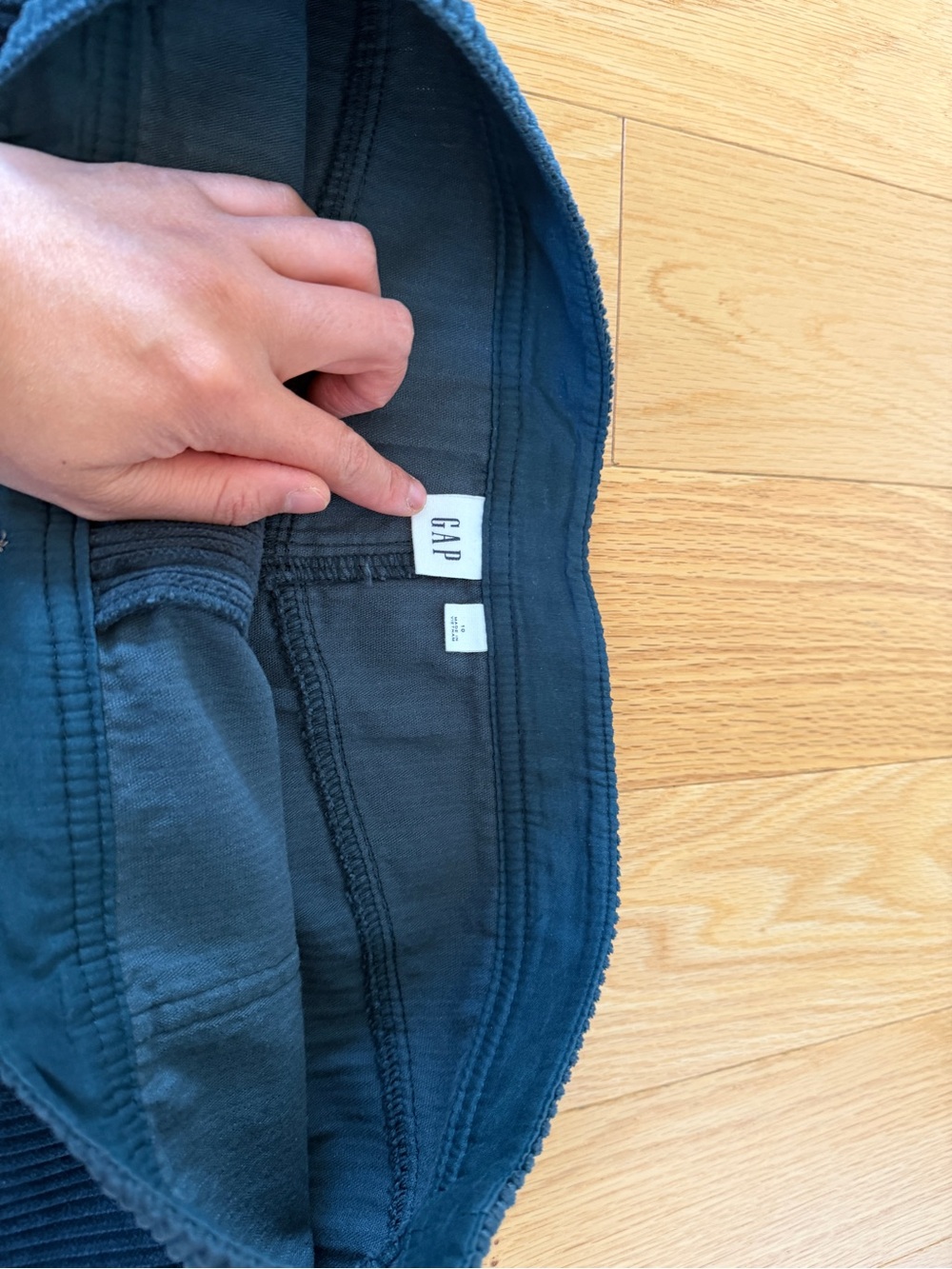 GAP Deep Green Corduroy skirt jupe taille 10